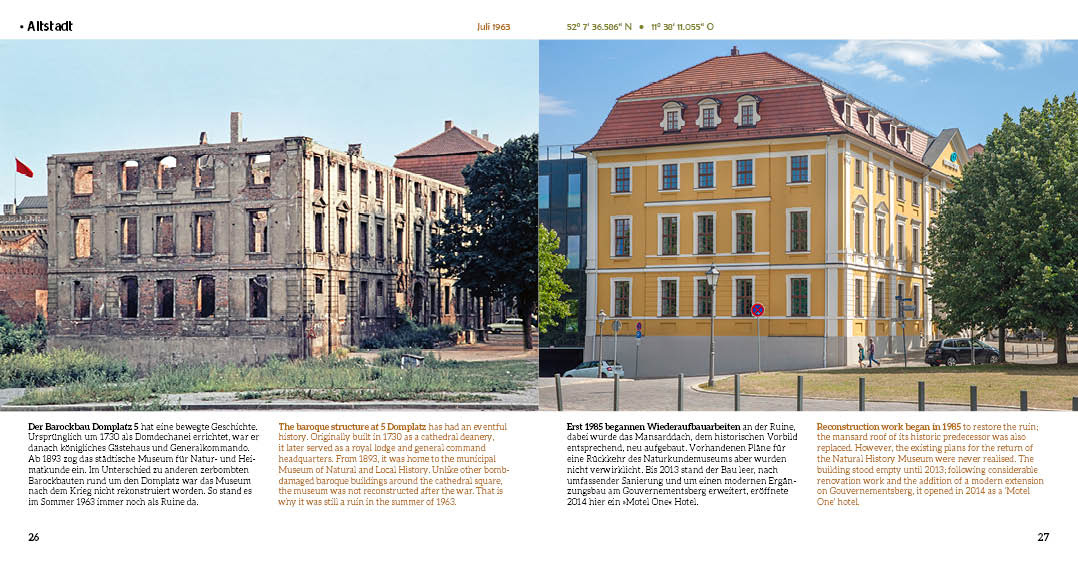 Magdeburg in den 1960ern und heute